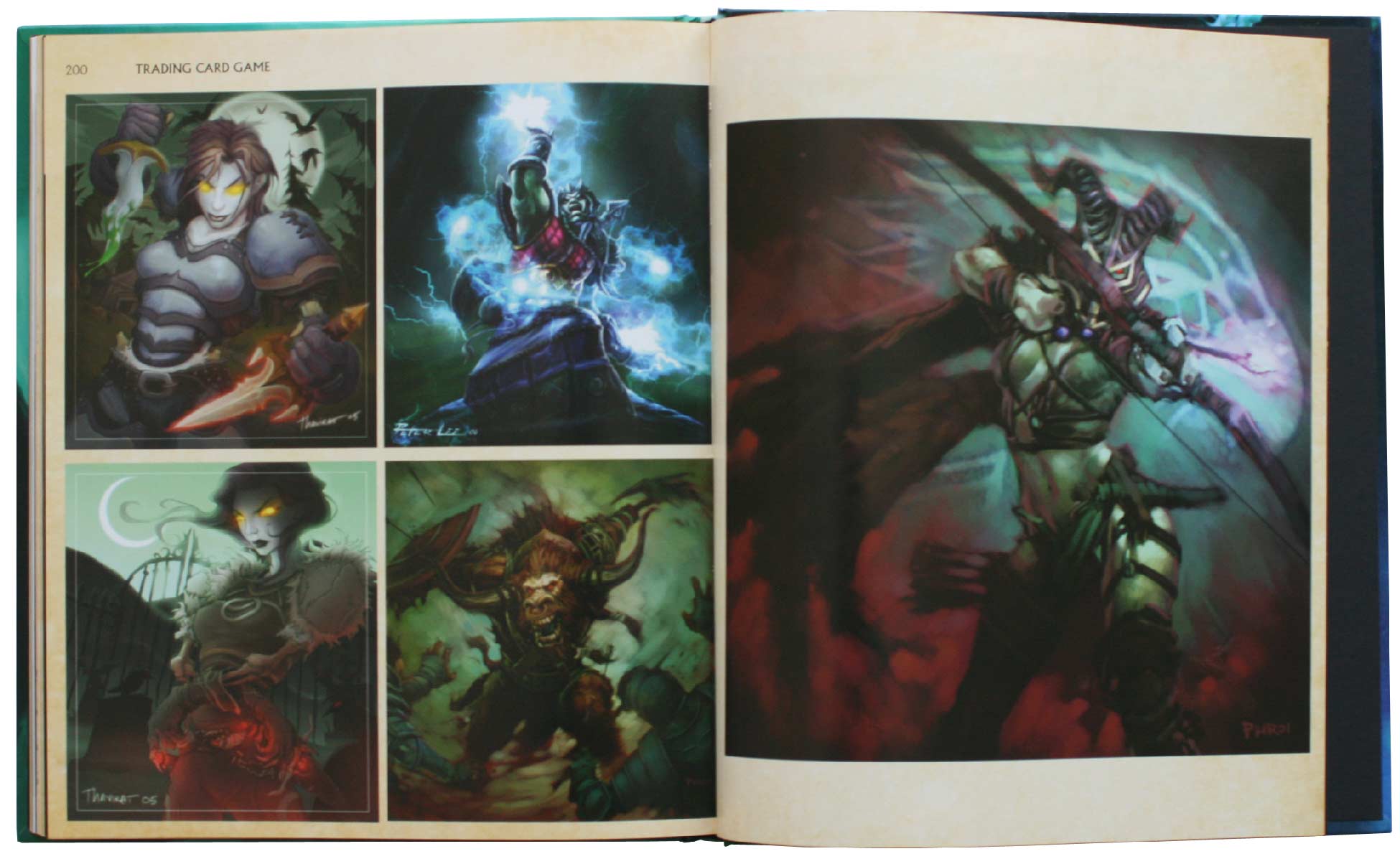 Page 200 et 201 de l'Art book : The Art of the Burning Crusade (World of Warcraft)