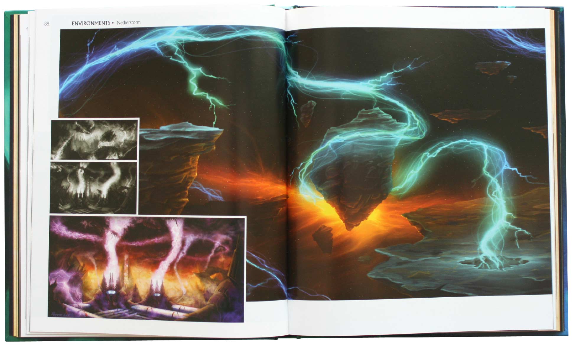 Page 88 et 89 de l'Art book : The Art of the Burning Crusade (World of Warcraft)