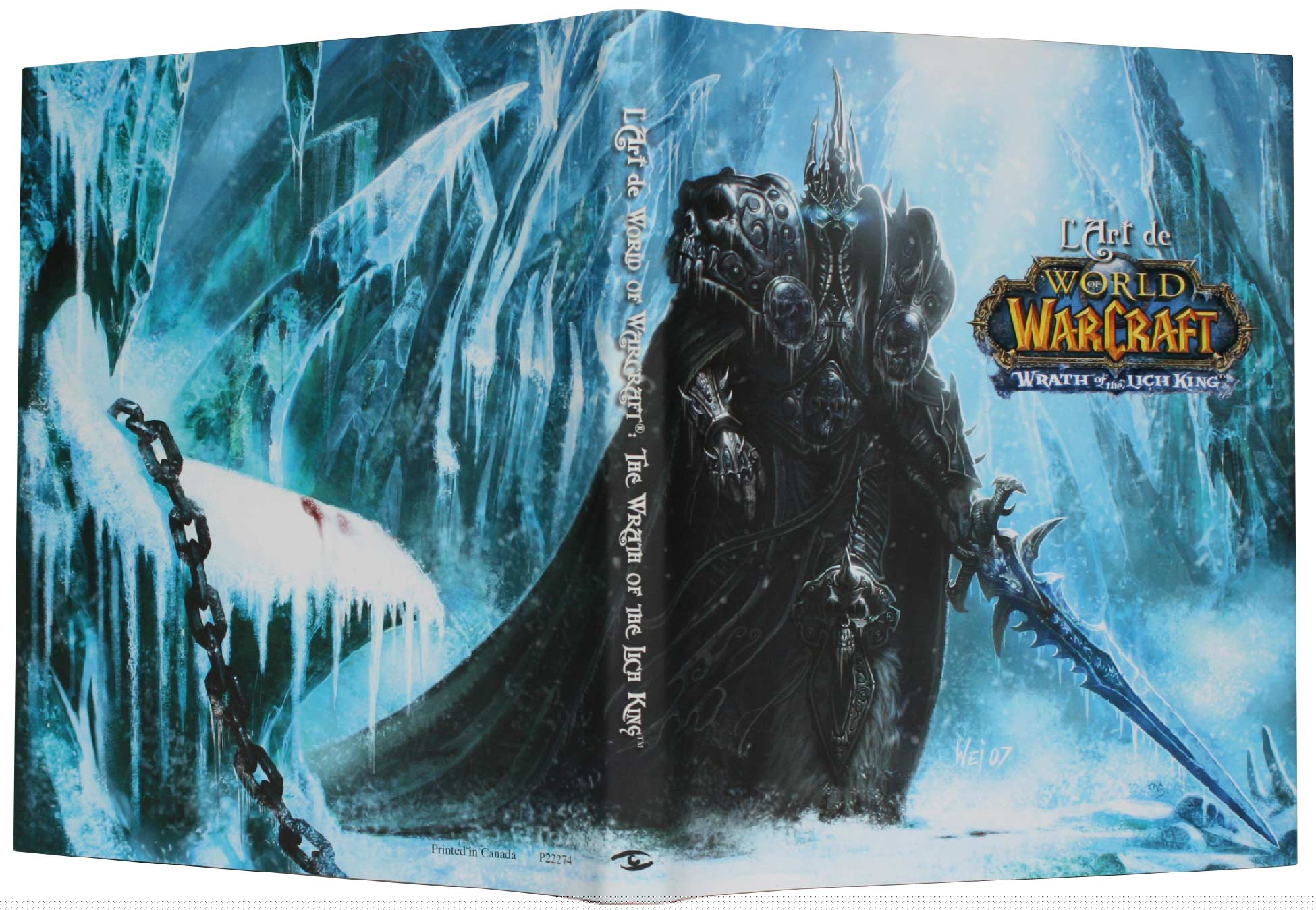 Couverture de l'art book The Art of Warth of the Lich King (World of Warcraft)