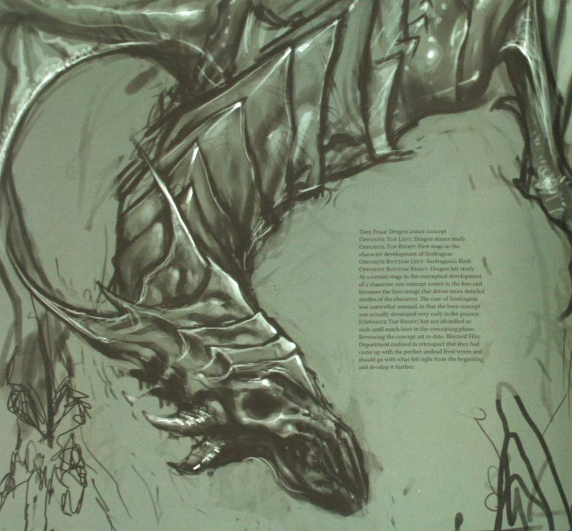 Page 84 de l'art book The Cinematic Art of Warth of the Lich King (World of Warcraft)