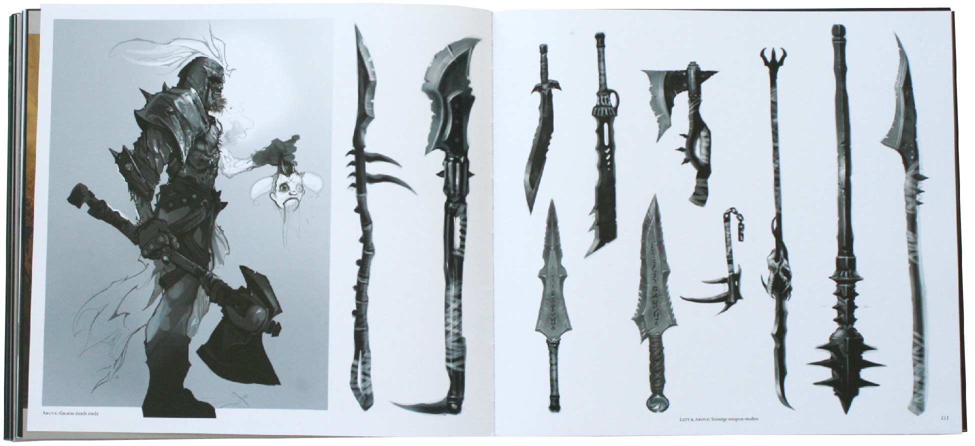 Page 155 et 156 de l'art book The Cinematic Art of Warth of the Lich King (World of Warcraft)