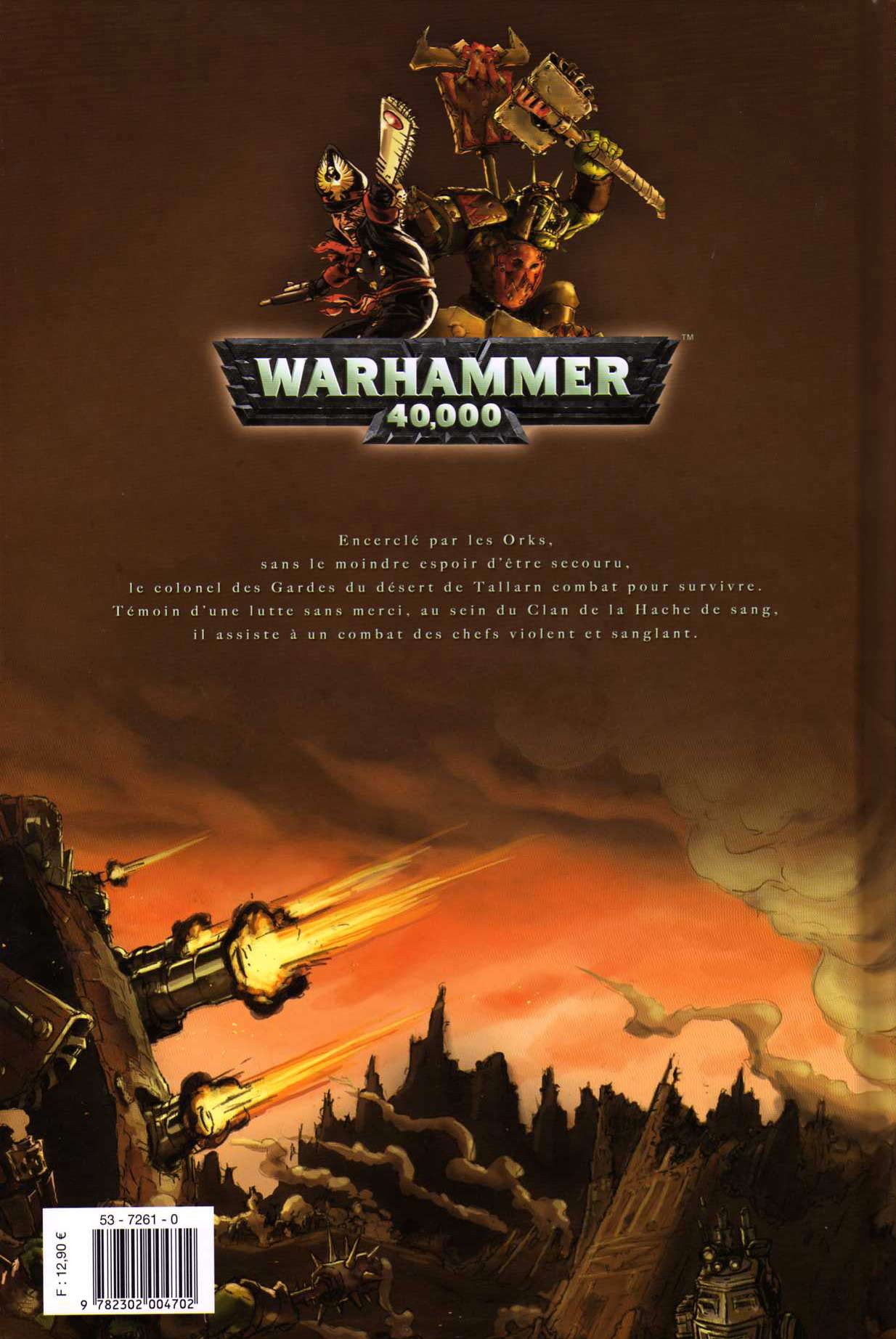 T4 : Le clan des Orks - Warhammer 40.000 (couverture dos)