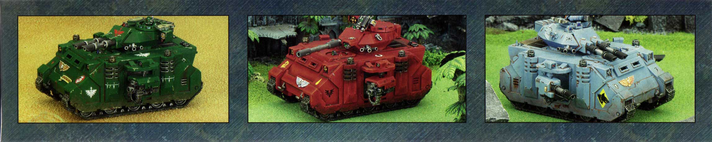 boîte dos haut et bas Tank Predator (Space Marine - Warhammer 40.000)