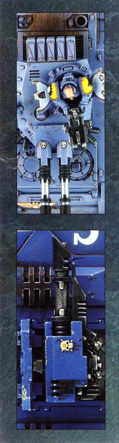 boîte dos droite Tank Predator (Space Marine - Warhammer 40.000)