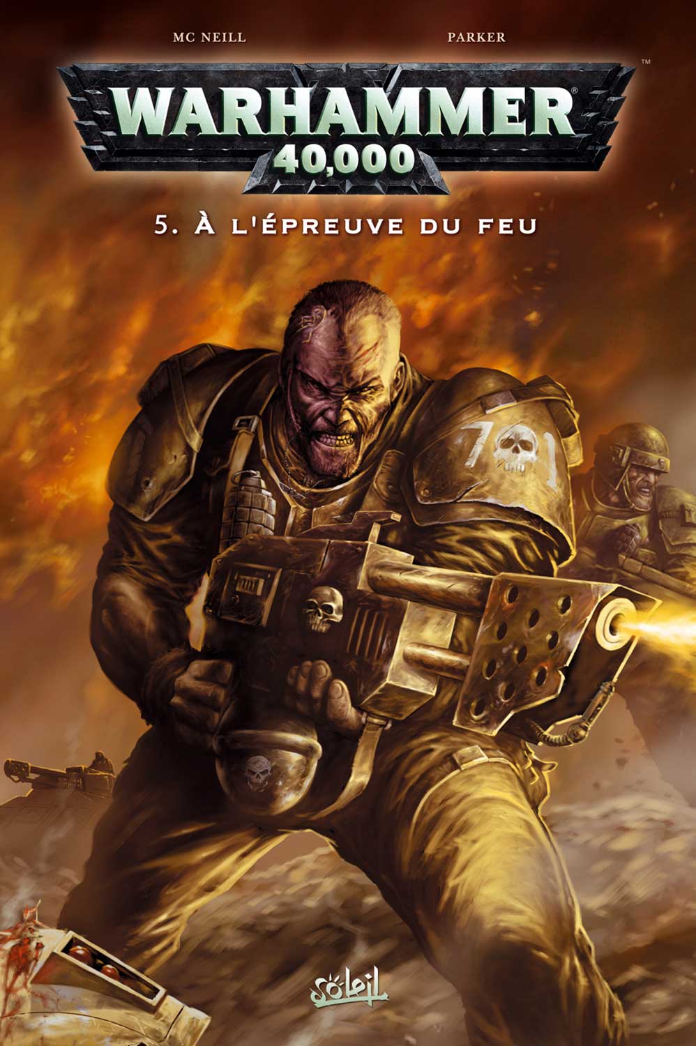 T5 : A l’épreuve du feu - Warhammer 40.000 (couverture)