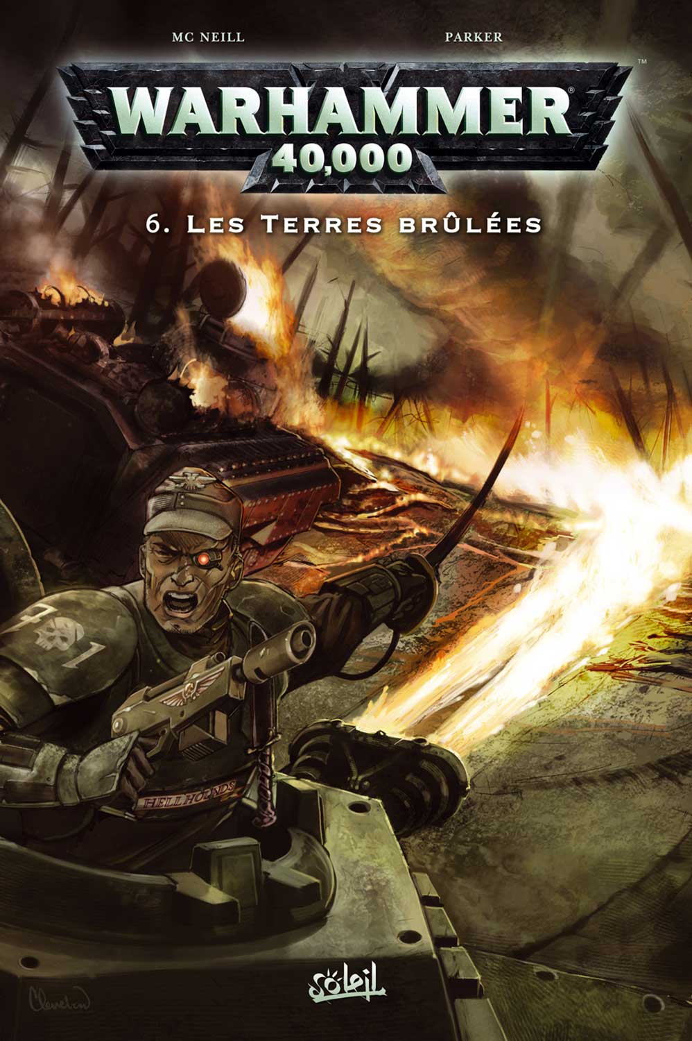 T6 : Les terres brûlées - Warhammer 40.000 couverture