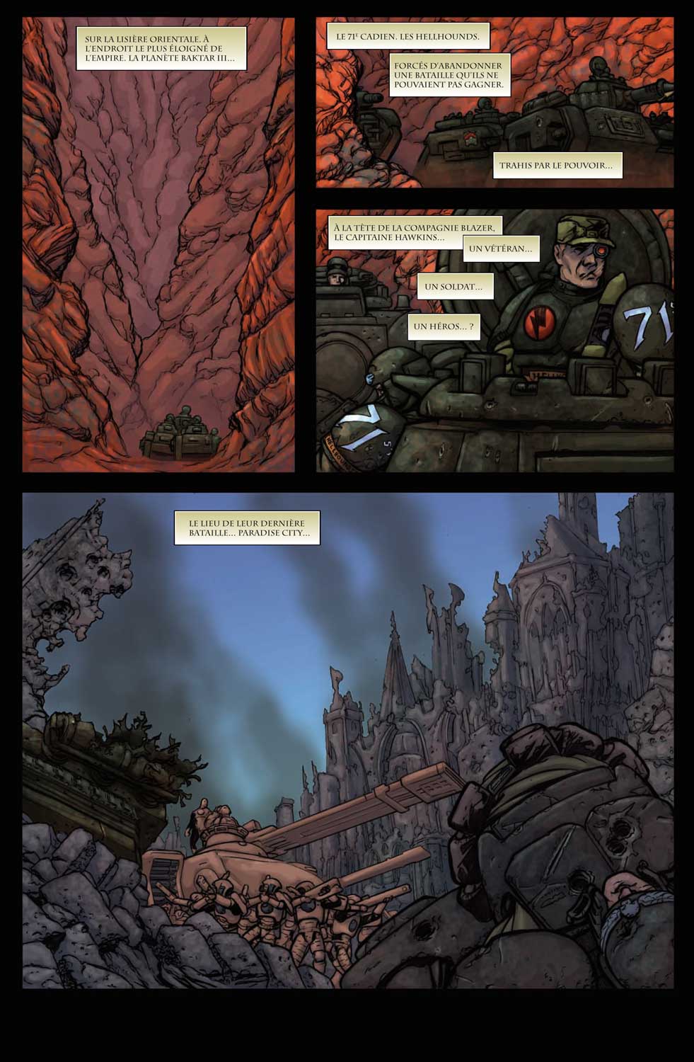 T6 : Les terres brûlées - Warhammer 40.000 page 1
