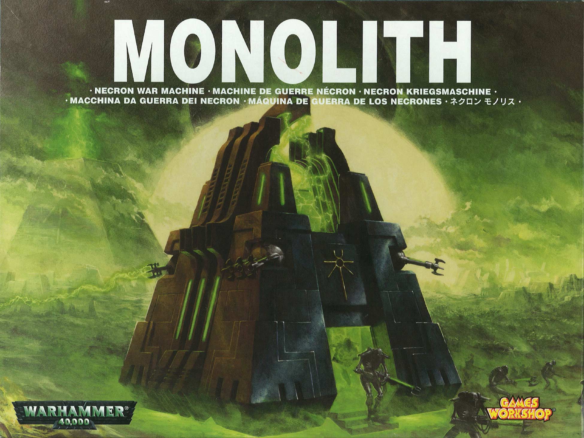 Face du packaging du Monolithe Nécron (Warhammer 40.000)