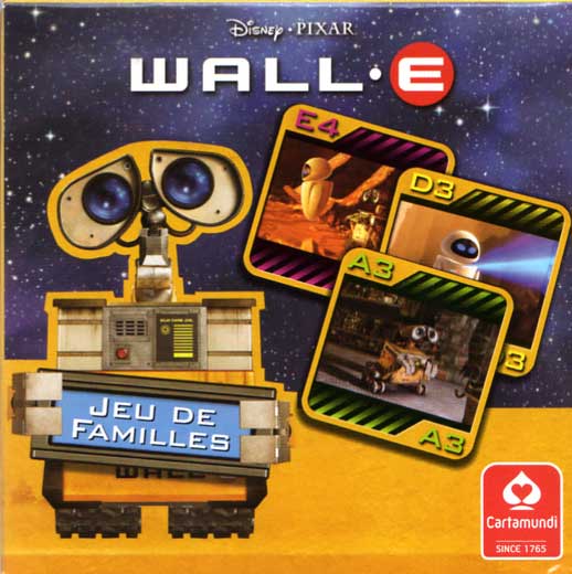 Jeu de familles Wall-E (Cartamundi 2008) boite face