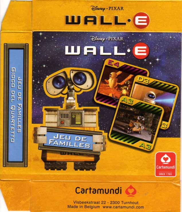 Jeu de familles Wall-E (Cartamundi 2008) boite