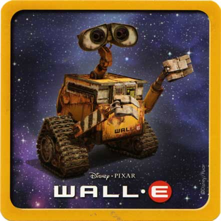 Jeu de familles Wall-E (Cartamundi 2008) dos de la carte
