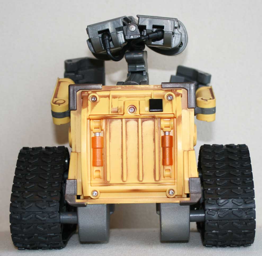 Thinkway Toys : Wall-E télécommandé (2008) dos