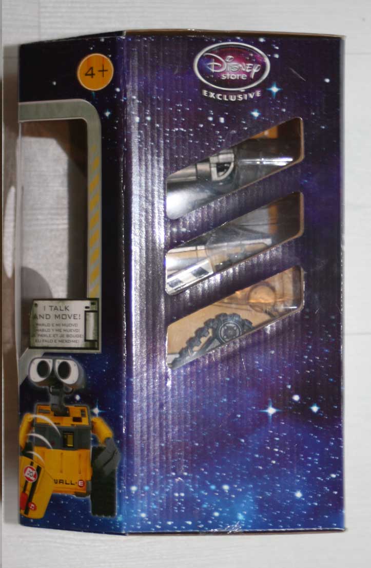 Thinkway Toys : Wall-E télécommandé (2008) Packaging gauche