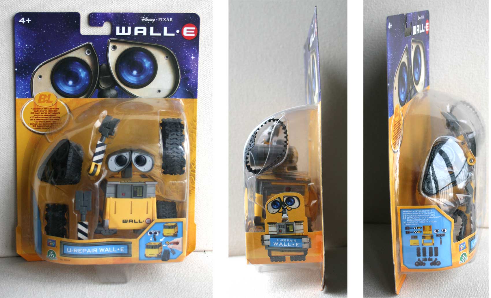 U-Repair Wall-E (2008) Packaging face et profil