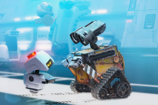 Wall-E et le robot désinfectant