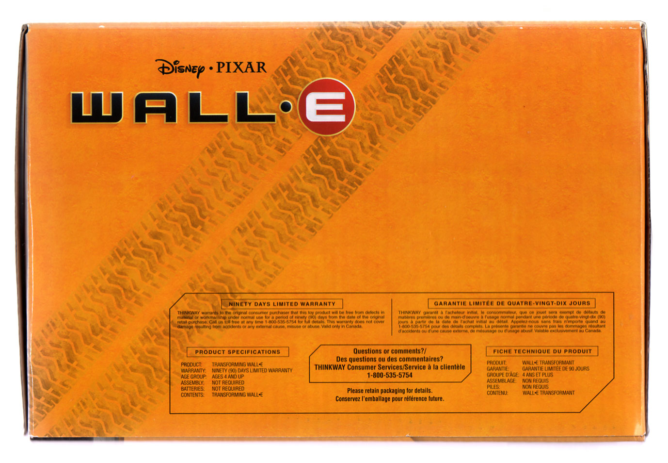 Packaging wall-E fond ech 1