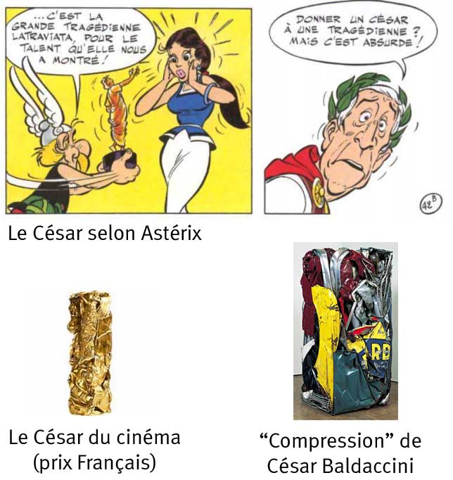 les différents "César"