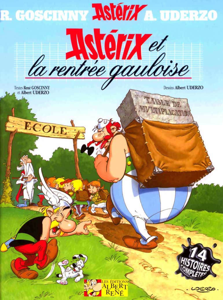 Astérix et la Rentrée gauloise (couverture 2003)