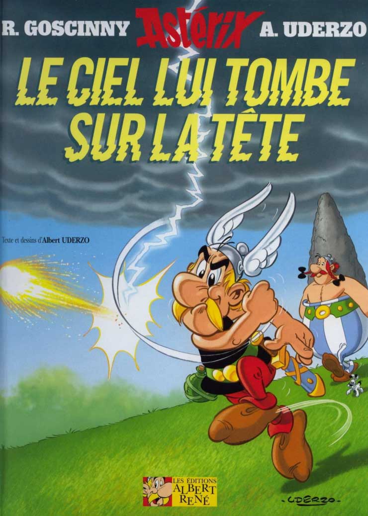 T33 : Le ciel lui tombe sur la tête (Astérix) couverture