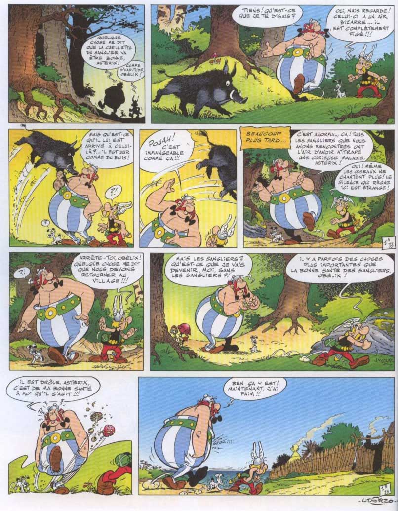 T33 : Le ciel lui tombe sur la tête (Astérix) page 1