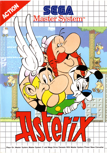 Astérix jeu Master System Sega (Couverture)