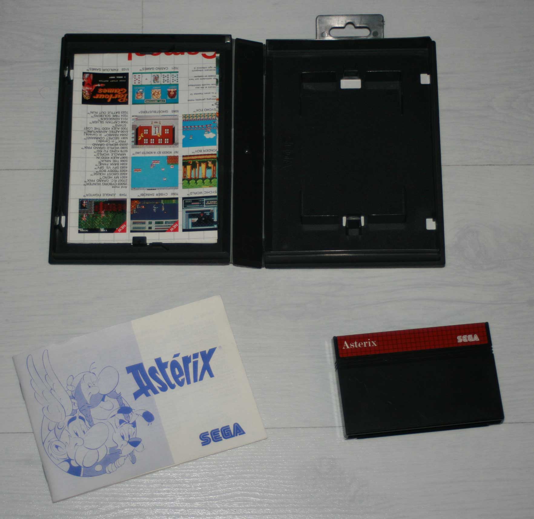 Boite Astérix Jeux Master System