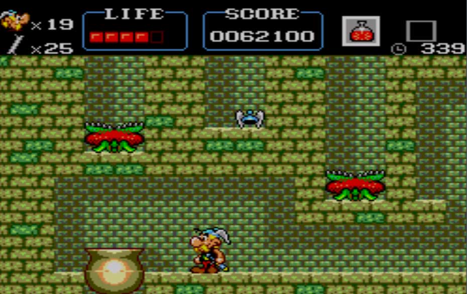 Astérix jeu Master System Sega (Screen Shoot)