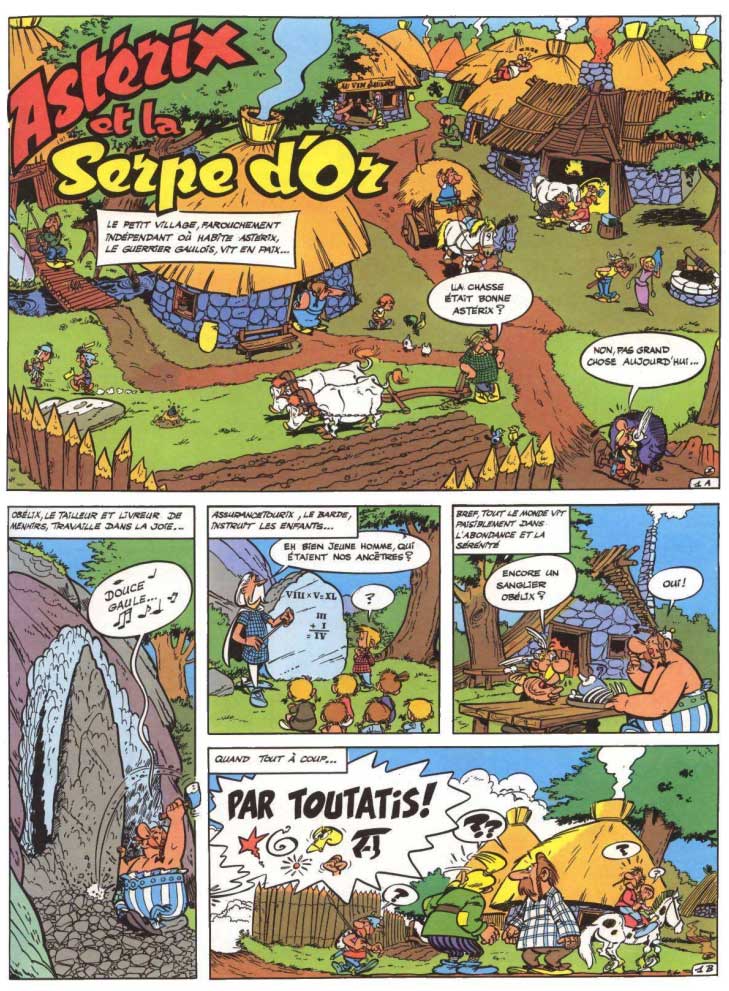 T2 : La Serpe d'or page 1