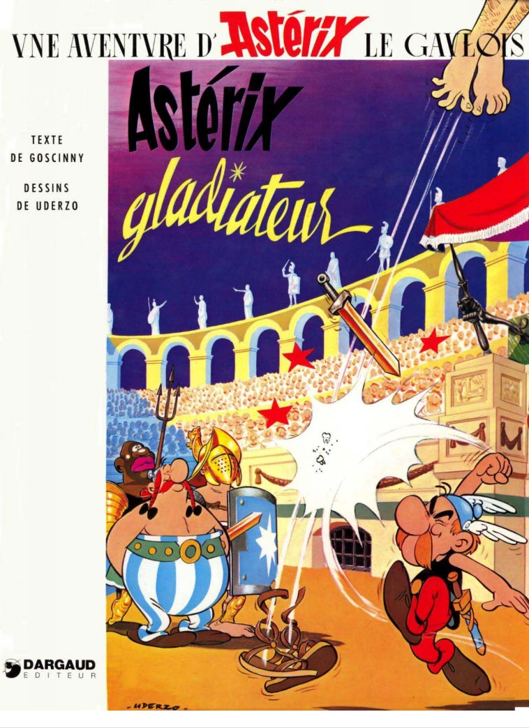 T4 : Astérix gladiateur couverture