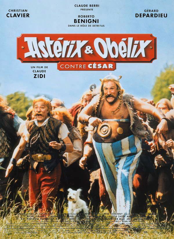 Affiche française du film Astérix et Obélix contre César
