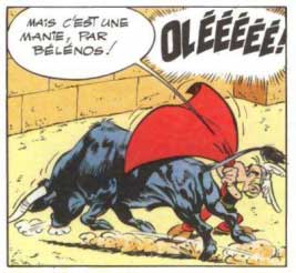 Astérix face à l'aurochs