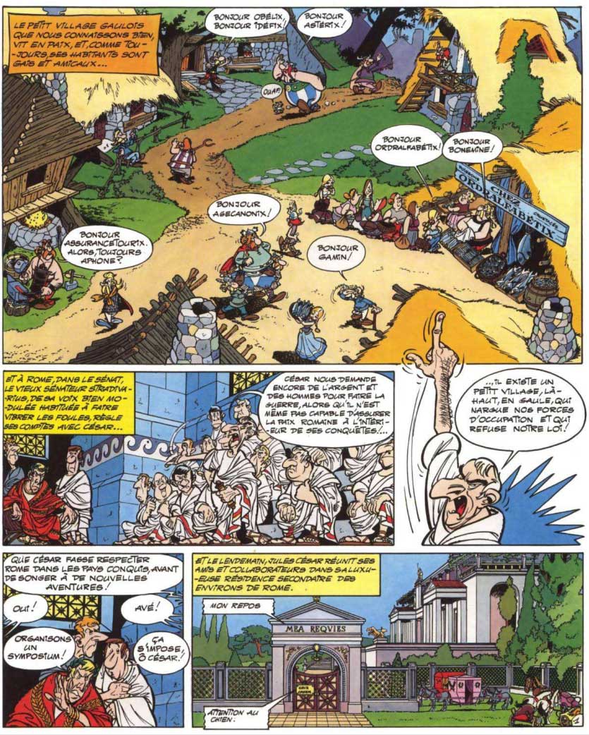 T15 : La Zizanie (Astérix) page 1