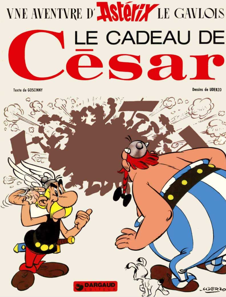 T21 : Le Cadeau de César (Astérix) couverture