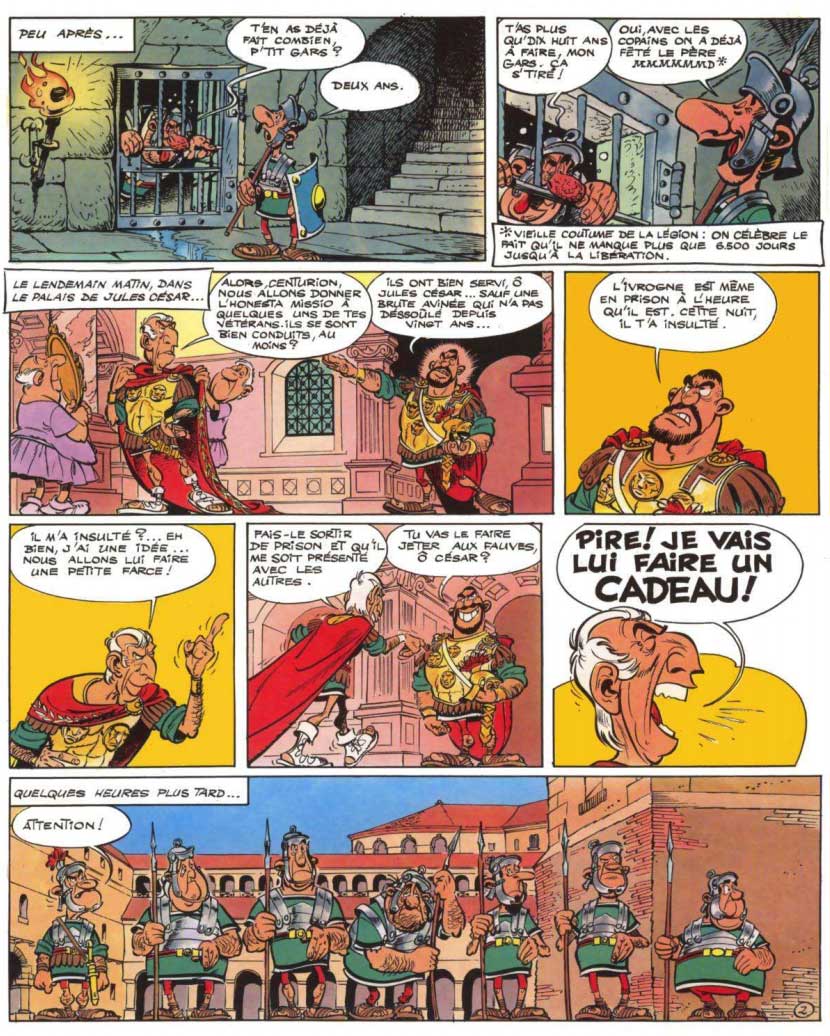 T21 : Le Cadeau de César (Astérix) page 2