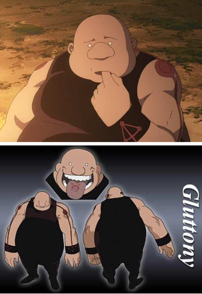 Gluttony (homonculus) - Fullmetal Alchemist