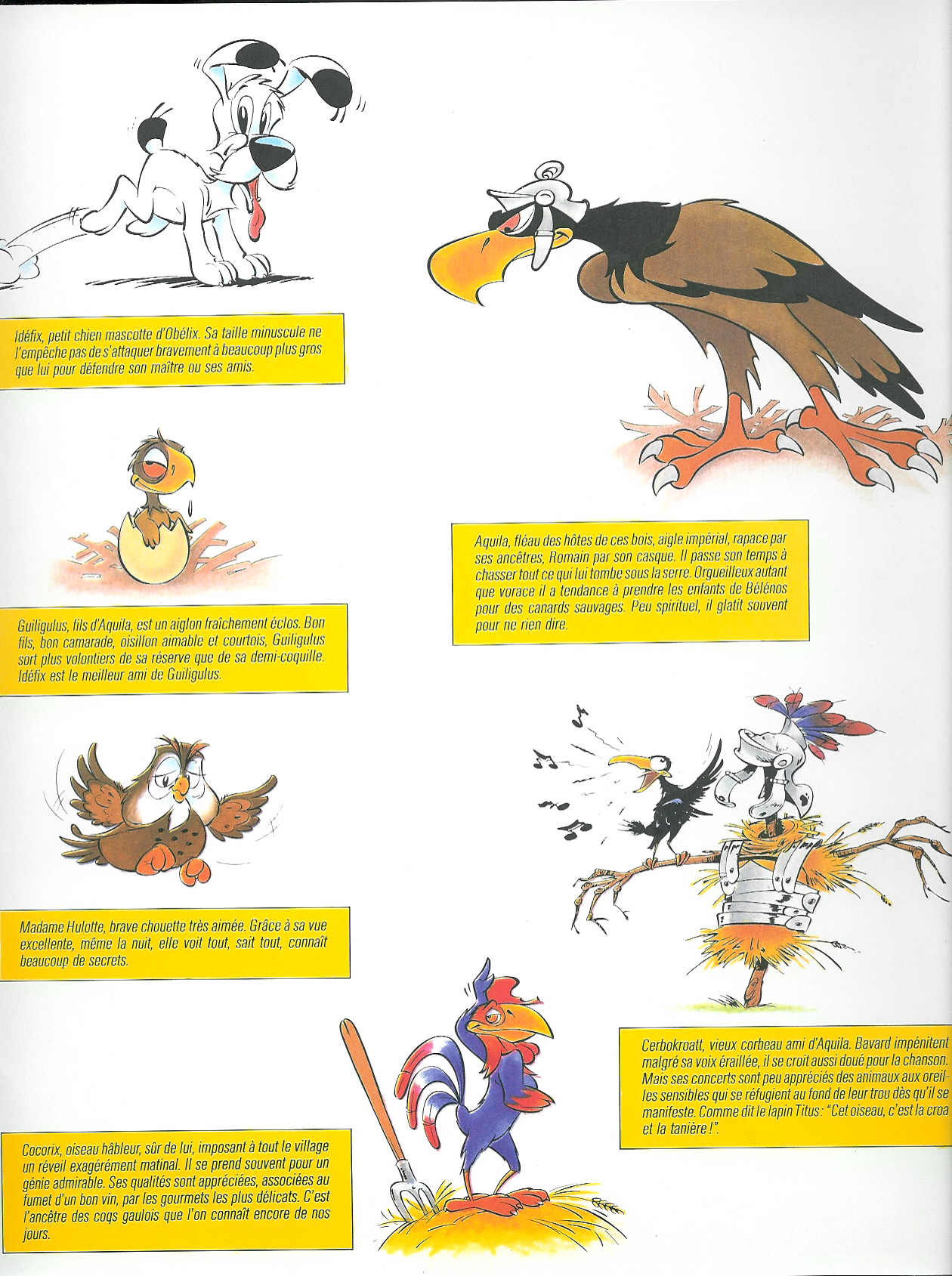 Seconde collection de livre pour enfants avec Idéfix (1983) les personnages
