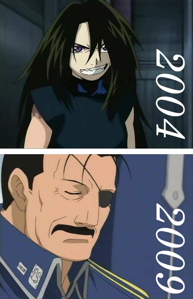 Wrath est complétement différent selon que l'on se réfère à l'animé de 2004 ou au manga de Fullmetal Alchemist