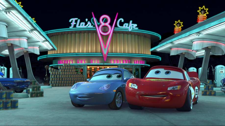 Sally Carrera (Cars - Pixar) dans martin et la lumière fantôme