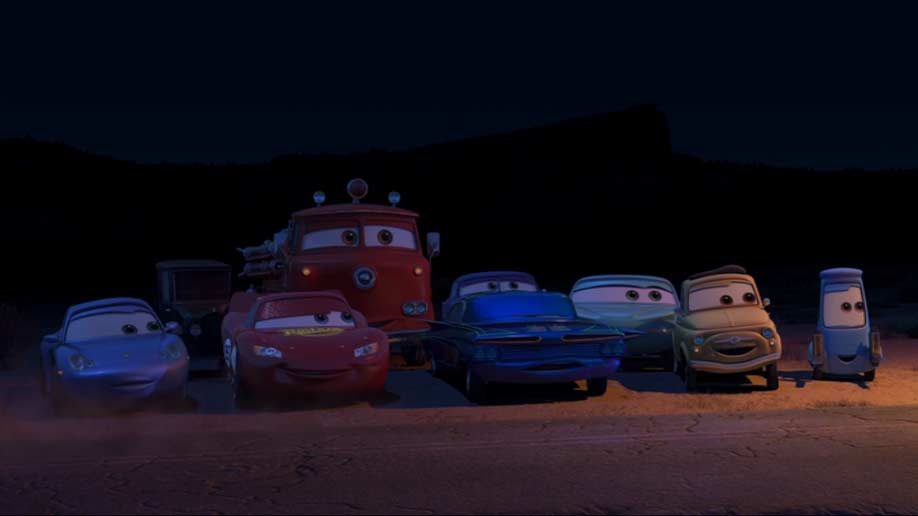 Sally Carrera (Cars - Pixar) dans martin et la lumière fantôme