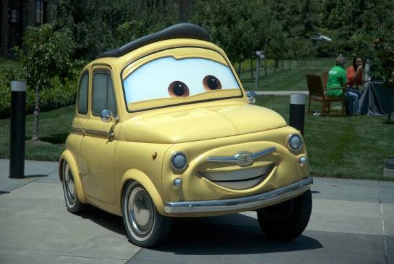 Luigi en vrai à l'échelle 1 (Cars - Pixar)
