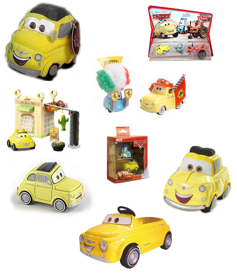 Luigi (Cars - Pixar) jouets et produits dérivés