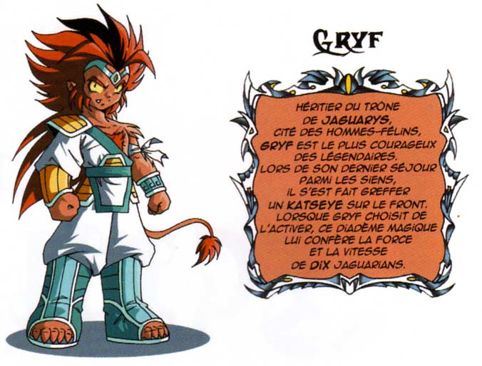 A partir du tome 11 Gryf change de design