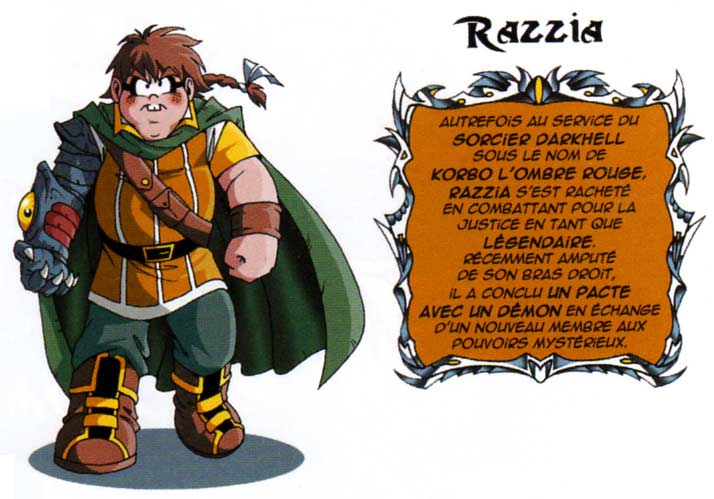 A partir du tome 11 Razzia change de design