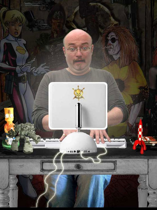 Dan Abnett au travail