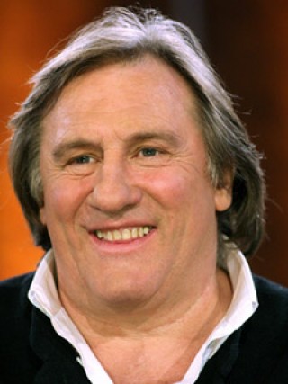 Gerard Depardieu sur un plateau de TV